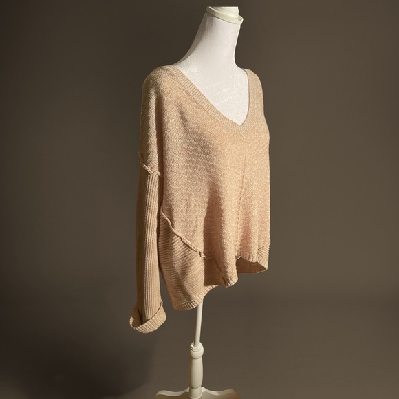 no comment Sweaters - No Comment Crop Top Women’s Sweater with CrissCross Back 1X